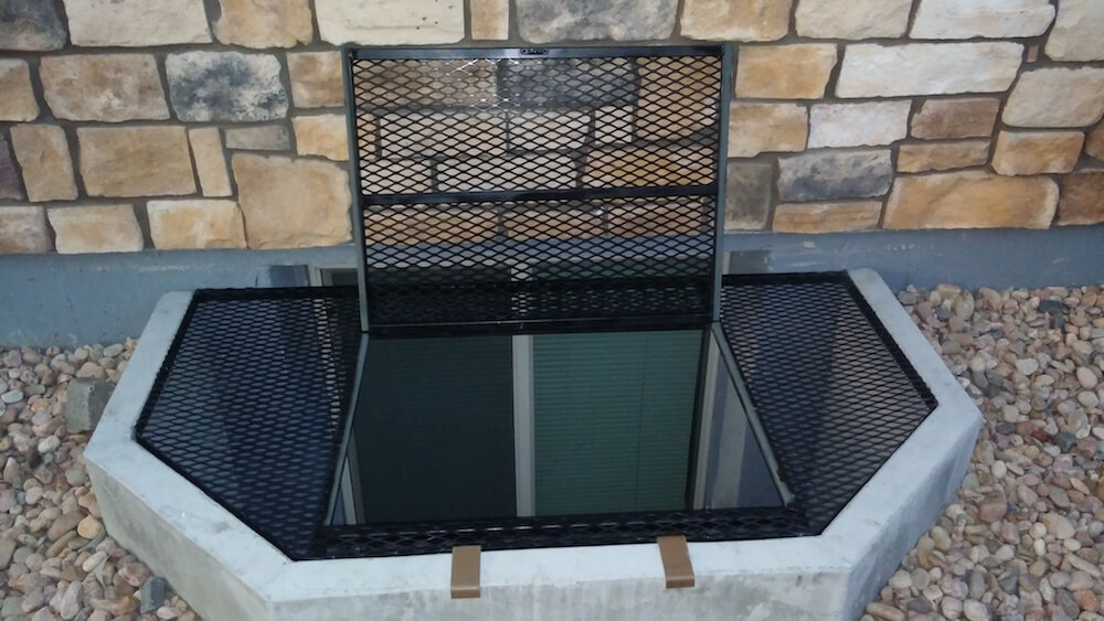 Basement Window Well Covers Metal Window Wells Accessories At Menards